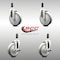 Service Caster 5 Inch 316SS Gray Poly Swivel 3/4 Inch Expanding Stem Caster Brake SCC, 2PK SCC-SS316EX20S514-PPUB-2-TLB-2-34 - alternate 3